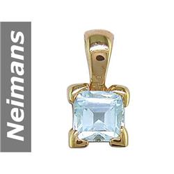 .25 ct Aquamarine Pendant 14kt Gold