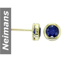 1.20 ct Sapphire Earrings 14kt Gold