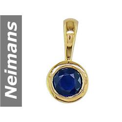 .60 ct Sapphire Pendant 14kt Gold