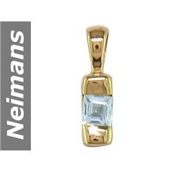 .25 ct Aquamarine Pendant 14kt Gold