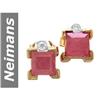 Image 1 : .83 ct Ruby & Diamond Earrings 14kt Gold
