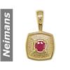 Image 1 : .15 ct Ruby Pendant 14kt Gold