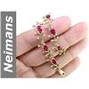 Image 1 : 6.90 ct Ruby & Diamond Bracelet 14kt Gold