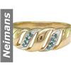 Image 1 : .06 ct Blue Diamond Ring 14kt Gold