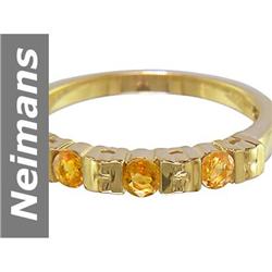 .45 ct Yellow Sapphire Ring 14kt Gold