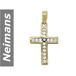 .31 ct Black & White Diamond Pendant 14kt Gold