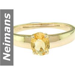 .80 ct Citrine Ring 14kt Gold