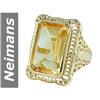 Image 1 : 10.85 ct Citrine Ring 14kt Gold