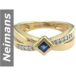 .31 ct Sapphire & Diamond Ring 14kt Gold