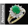 Image 1 : 1.73 ct Emerald & Diamond Ring 14kt Gold