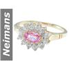 Image 1 : 1.27 ct Pink & White Sapphire Ring 14kt Gold