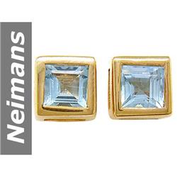 .48 ct Aquamarine Earrings 14kt Gold