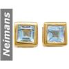 Image 1 : .48 ct Aquamarine Earrings 14kt Gold
