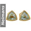 Image 1 : .80 ct Aquamarine Earrings 14kt Gold