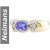 Image 1 : 1.01 ct Tanzanite & Diamond Ring 14kt Gold