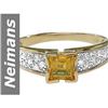 Image 1 : 0.71 ct Citrine & Diamond Ring 14kt Gold