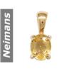 Image 1 : .40 ct Citrine Pendant 14kt Gold