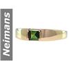 Image 1 : .35 ct Green Tourmaline Ring 14kt Gold