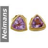 Image 1 : .42 ct Amethyst Earrings 14kt Gold