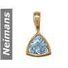 Image 1 : .40 ct Aquamarine Pendant 14kt Gold