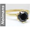 Image 1 : Exotic 1.90 ct Black Diamond Ring 14kt Gold