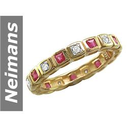 .85 ct Ruby & Diamond Ring 14kt Gold