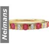 Image 1 : .79 ct Ruby & Diamond Ring 14kt Gold