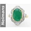 Image 1 : Incredible 6.43 ct Emerald & Diamond Ring 14kt Gold