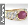Image 1 : 2.30 ct  Rare Ruby & Diamond Ring 14kt Gold !!