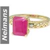 Image 1 : 2.52 ct Ruby & Diamond Ring 14kt Gold