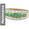 Image 1 : 1.22 ct Emerald & Diamond Ring 14kt Gold