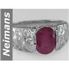Image 1 : 3.29 ct Ruby & Diamond Ring 14kt Gold New Design