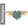 Image 1 : .27 ct Blue Diamond Ring 14kt Gold