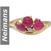 Image 1 : 1.07 ct Ruby & Diamond Ring 14kt Gold