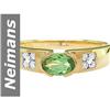 Image 1 : .80 ct Tsavorite & Diamond Ring 14kt Gold