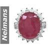 Image 1 : 14.77 ct Ruby & Diamond Ring 14kt Gold