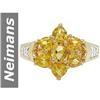 Image 1 : 2.03 ct Yellow Sapphire & Diamond Ring 14kt Gold