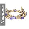 Image 1 : 9.60 ct Tanzanite Bracelet 14kt Gold