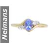 Image 1 : .57 ct Tanzanite & Diamond Ring 14kt Gold