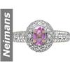 Image 1 : .96 ct Pink Sapphire & Diamond Ring 14kt Gold