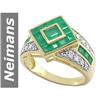 Image 1 : 2.00 ct Emerald & Diamond Ring 14kt Gold