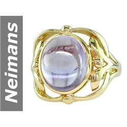 4.70 ct Rose Pink Amethyst Ring 14kt Gold