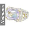 Image 1 : 6.69 ct Rose Pink Amethyst & Diamond Ring 14kt Gold
