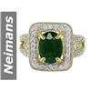 Image 1 : 3.21 ct Green Tourmaline & Diamond Ring 14kt Gold