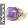 Image 1 : 12.03 ct Amethyst Gents Ring 14kt Gold