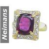 Image 1 : 3.96 ct Pink Tourmaline & Diamond Ring 14kt Gold