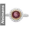 Image 1 : 1.61 ct Pink Tourmaline & Diamond Ring 14kt Gold