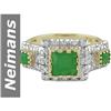 Image 1 : 3.04 ct Emerald & Diamond Ring 14kt Gold