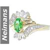 Image 1 : .92 ct Tsavorite & Diamond Ring 14kt Gold