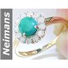 Image 1 : 1.16 ct Emerald & Diamond Ring 14kt Gold
